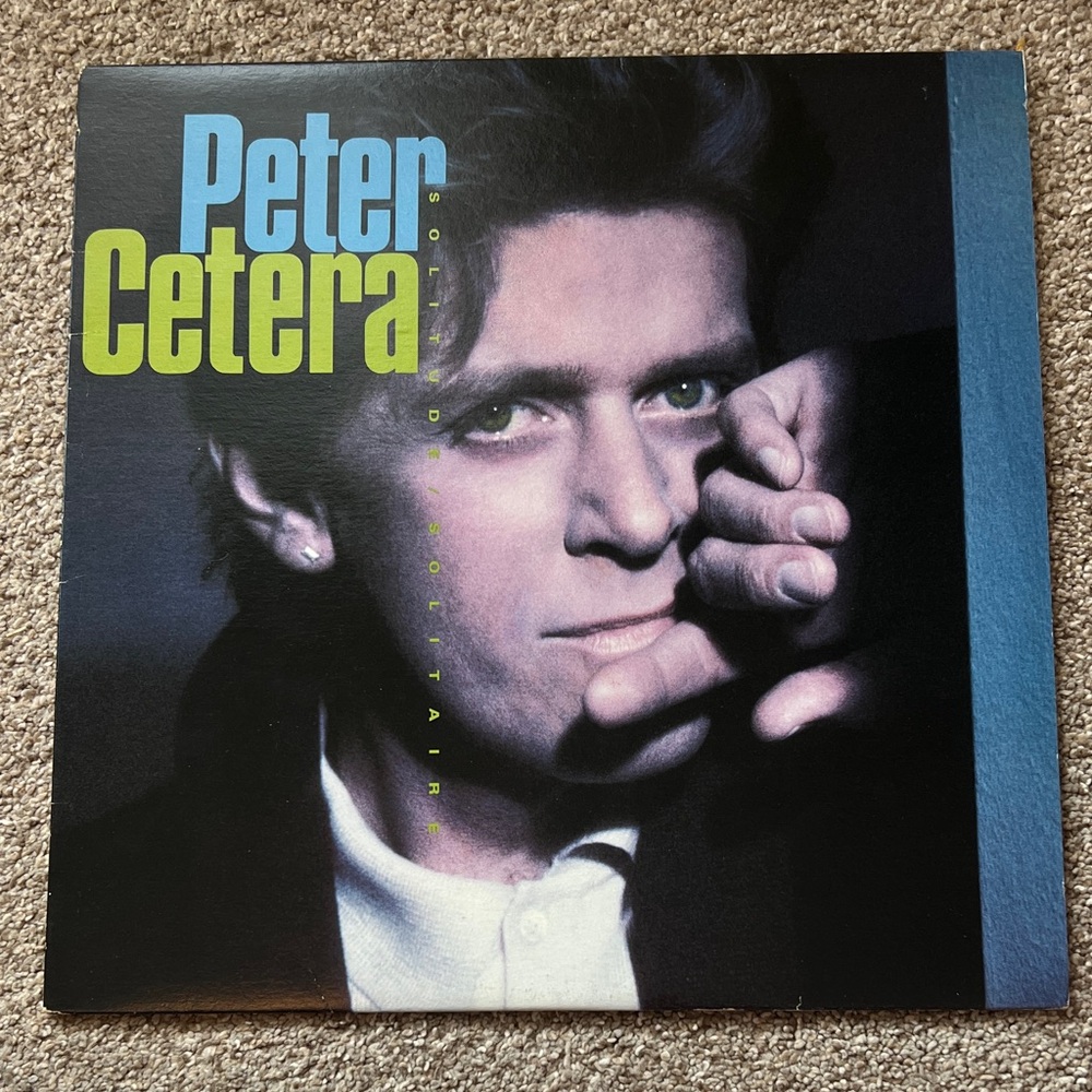 Peter Cetera Solitude / Solitaire Vinyl Album 1986